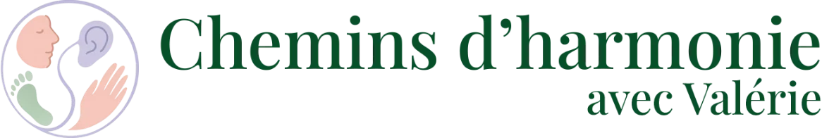 logo officiel de chemins d'harmonie avec valérie